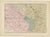 Antique Map of Alsace-Lorraine, 1871 For Sale - Image 3 of 12