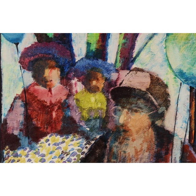 1960’s Donald Roy Purdy Modernist Oil Painting For Sale - Image 4 of 6