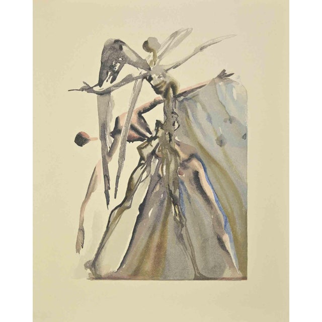 Salvador Dali, Souls of Contumacy, Woodcut, 1963 For Sale