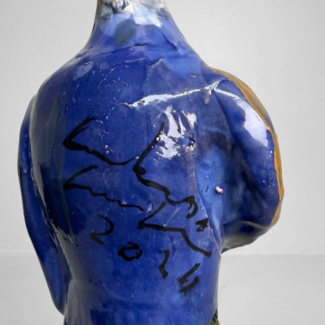 Sculptural Ceramic Mythical Jackal by Gennaro Condurso, Italy, 2010s For Sale - Image 11 of 15