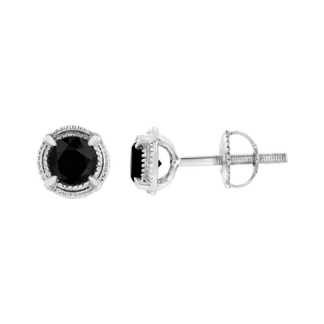 Add this stunningly unique diamond stud earrings to your jewelry collection and impress all your girlfriends. This...
