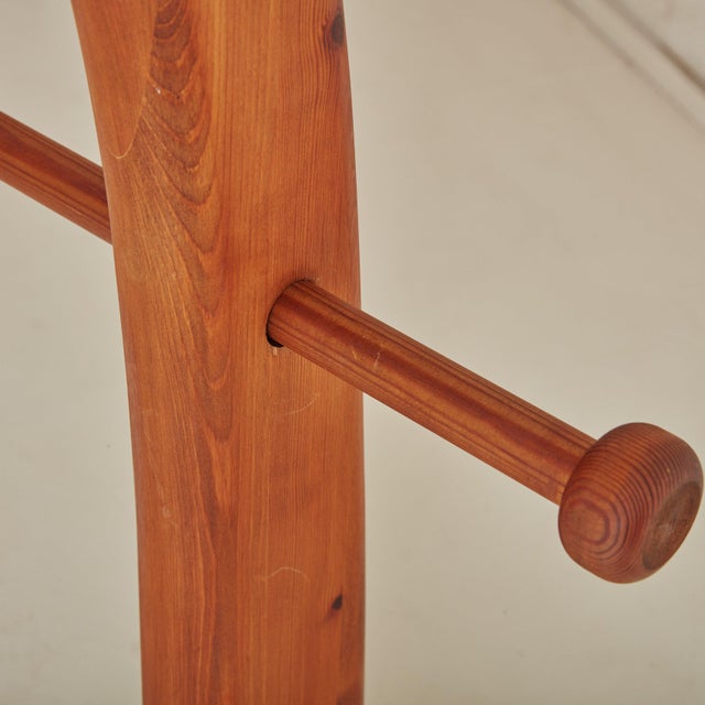 Mid-Century Modern Italian Teak Wood Valet, 1960s For Sale - Image 3 of 11