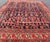 Blue Antique Kurdish Rug With Navy Blue Field, Red Tribal Motifs and Ivory Border 4'9 X 6'5 For Sale - Image 8 of 10