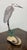 Brian Arthur Heron on a Branch With Lillies Bronze Sculpture For Sale - Image 10 of 12