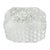 Mid-Century Modern Square Clear Glass Flush Mount For Sale - Image 8 of 8