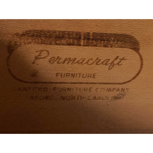 Traditional Mid 20th Century Permacraft Sanford Furniture Curio, Display, Bookcase, Etageres Cabinet Excellent Condition Made in Usa. For Sale - Image 3 of 14