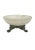 Early 20th C. petite marble trinket dish with bronze footed base. Made in Austria. Minimal age wear.