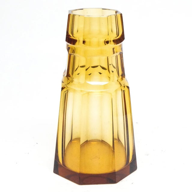 Art Deco Vase from Moser, Former Czechoslovakia, 1930s For Sale - Image 10 of 10