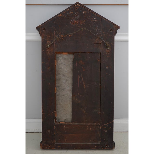 Period Antique 19th Century French Empire Cherry Pier Mirror For Sale - Image 12 of 13