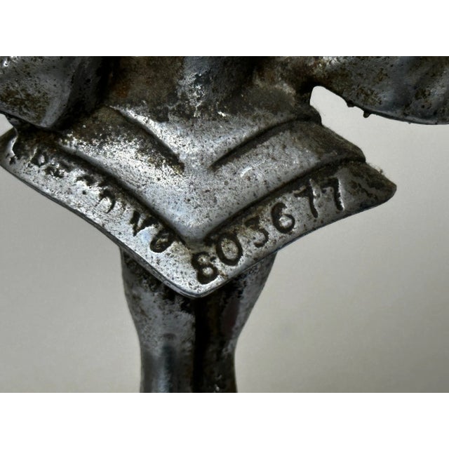 1930s Art Deco British Bronze Lady Dancer Car Mascot Figurine For Sale - Image 11 of 12