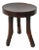 Vintage Three Leg African Wood Stool For Sale