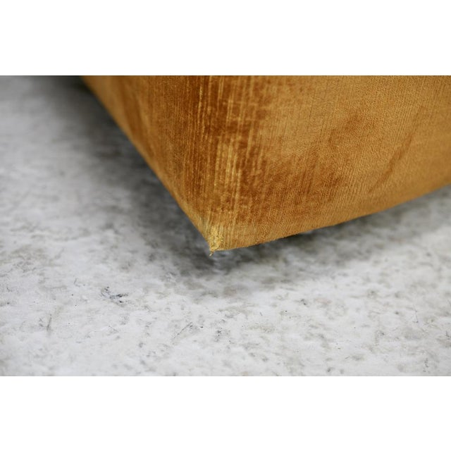 1970s Set of Velvet Poufs, 1970s For Sale - Image 5 of 17