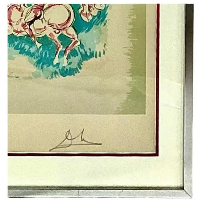 Early 20th Century Salvador Dali "Dream of a Horseman" Lithograph For Sale - Image 5 of 8