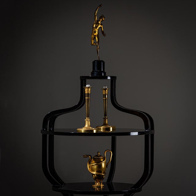 Ebonized Étagère, Vienna, Austria, Early 19th Century For Sale - Image 10 of 11