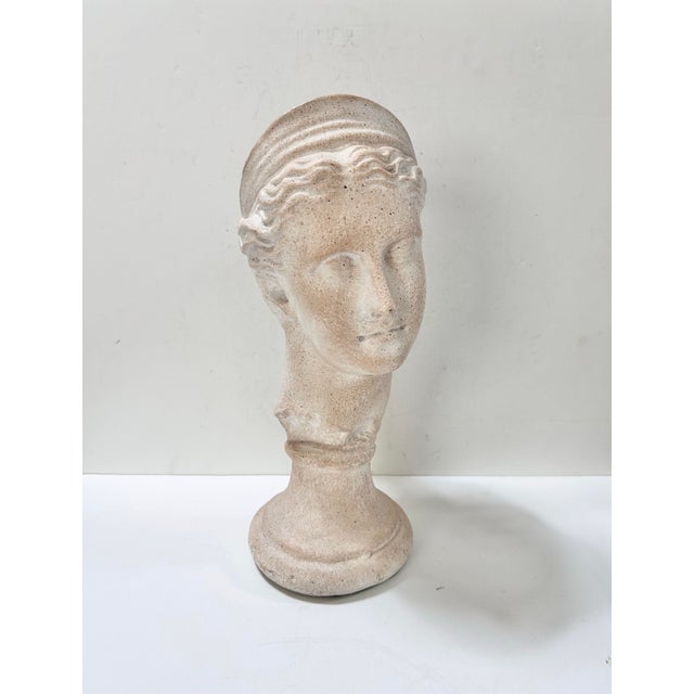 Classical Roman Vintage Roman Goddess Juno Classical Bust Sculpture – Austin Productions For Sale - Image 3 of 7