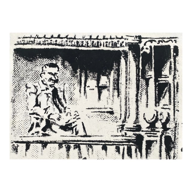 1979 Robert Brunelle Uncle Charles Serigraph For Sale