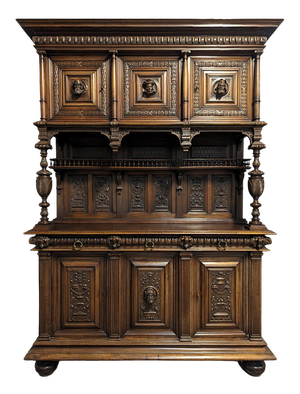 Renaissance Style Buffet in Walnut
