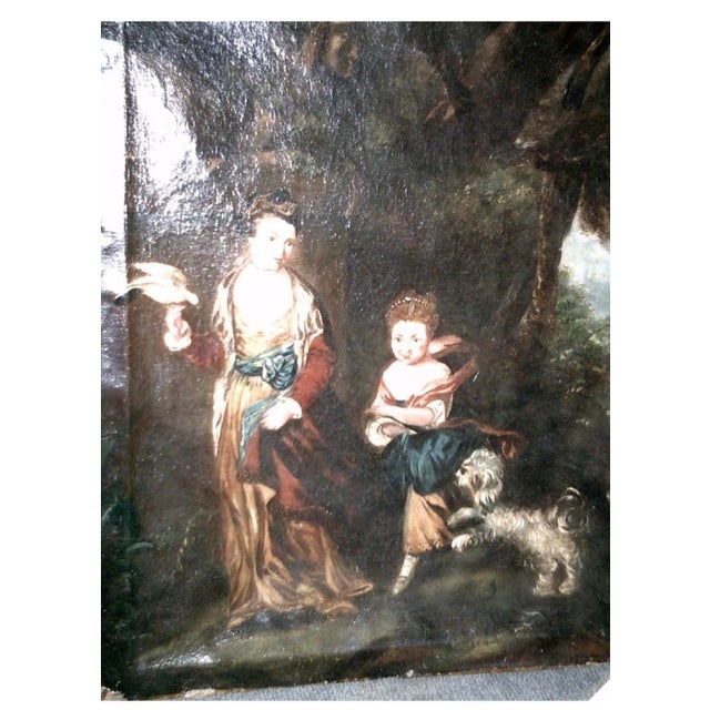 Antique Painting Van Rensselaer Children From Estate of Abigail Adams For Sale - Image 11 of 12