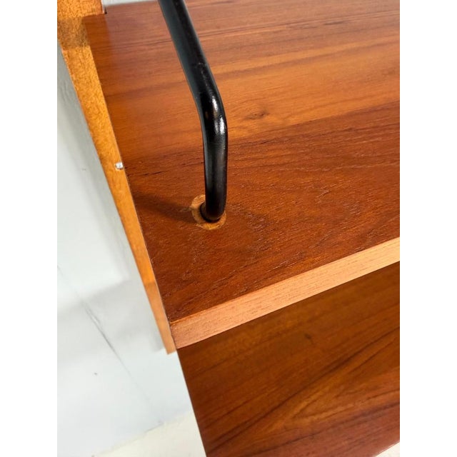 Mid-Century Modern Modular Teak Wall Unit Shelving by Poul Cadovius for Cado, 1960 For Sale - Image 6 of 13