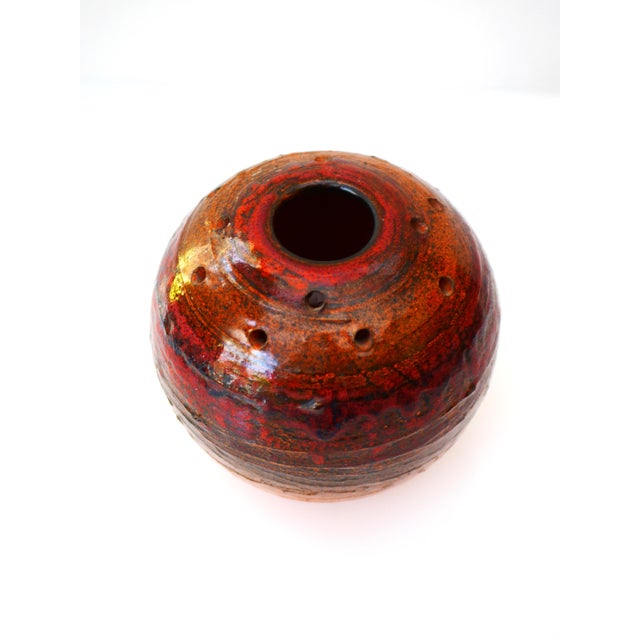 Mid-Century Art Pottery Vase in Ceramic from Tilgmans For Sale - Image 6 of 11