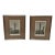 Pair Antique Roman Engravings Column of Antoninus & Trajan Dr Bikoff Estate Framed For Sale