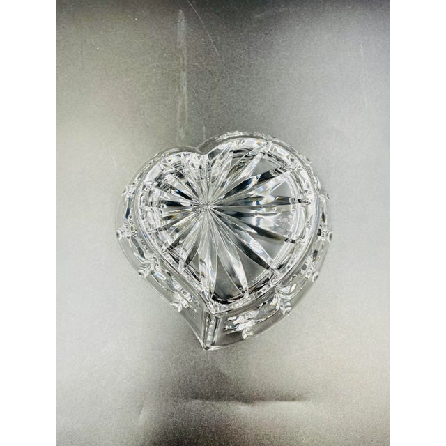 Late 20th Century Late 20th Century Waterford Crystal Sweetheart Candy/Trinket Bowl For Sale - Image 5 of 12
