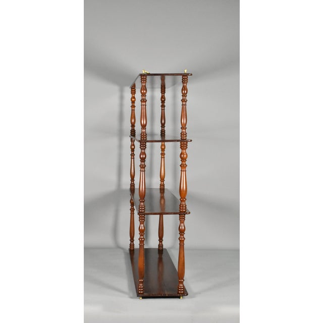 Napoleon III French Mahogany Wall Shelf Étagère, 19th Century For Sale - Image 5 of 15