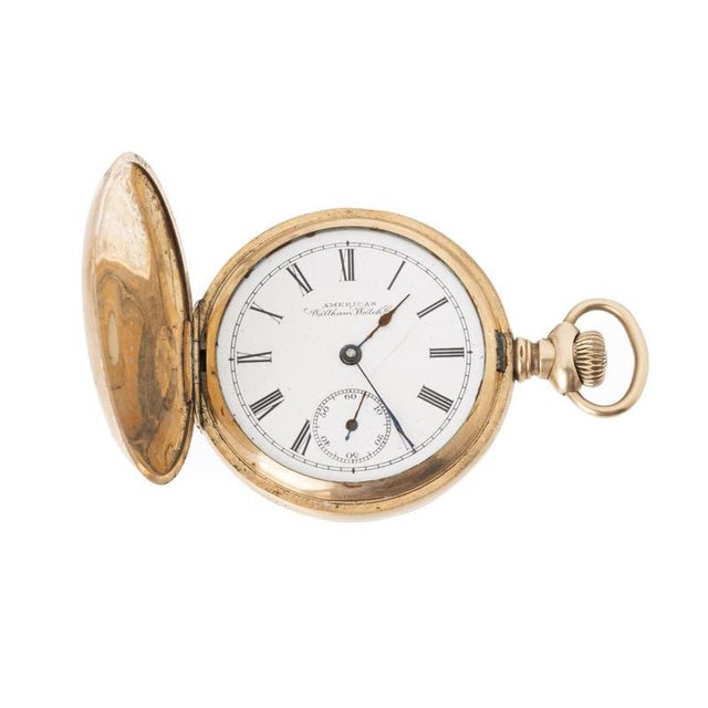 American Pocket Watch from Waltham Watch Co. For Sale - Image 6 of 6