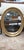 Antique Edwardian Oval Gilt Mirror For Sale - Image 6 of 7