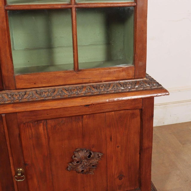 English Pine Bookcase in the style of Samuel Peeps For Sale - Image 5 of 11