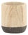 Modern Travertine Lava Vase Container For Sale