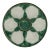 1950s French Longchamp Green and White Oyster Plate For Sale