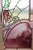Set of Triple-Layered Acid-Etched Stained Glass Windows attributed to Gruber, 1890s, Set of 3 For Sale - Image 8 of 8