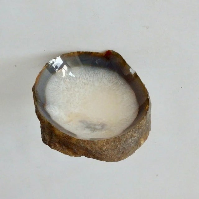 Polished Geode Specimen Ash Tray or Desk Top Dish For Sale In Detroit - Image 6 of 6