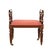 Hollywood Regency Antique Regency Mahogany Stool For Sale - Image 3 of 10