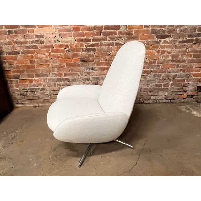 Design Within Reach Vala Swivel Recliner Chair by Design Within Reach by Designer Hlynur Atlason For Sale - Image 4 of 13