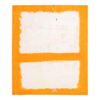 Domenick Capobianco Abstraction in Orange Oil For Sale