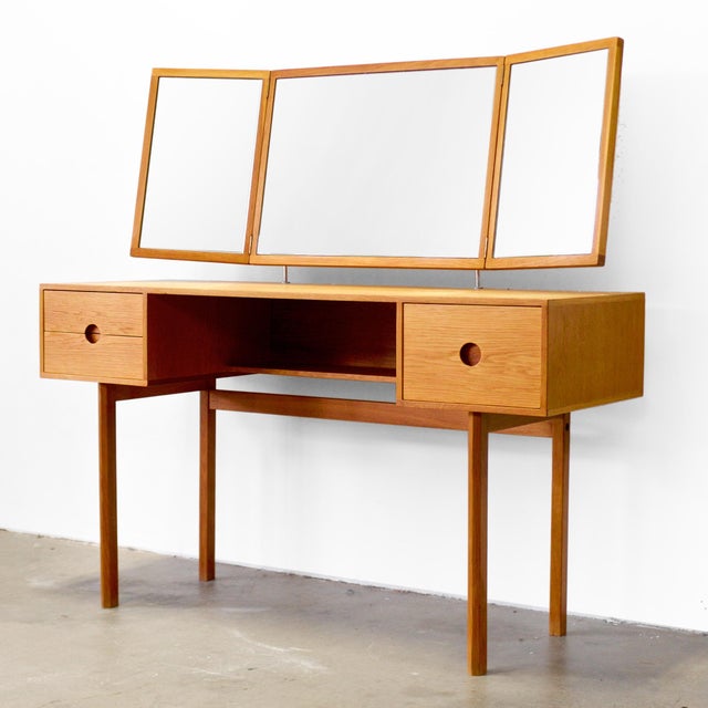 Dimensions: 46 1/2” L x 17” D x 26 3/4” H Height with Mirror: 45” Origin: Denmark Designer: Kai Kristiansen Manufacturer:...