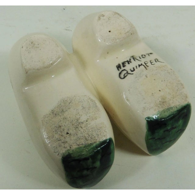 French French Quimper Clogs Saltcellar For Sale - Image 3 of 5