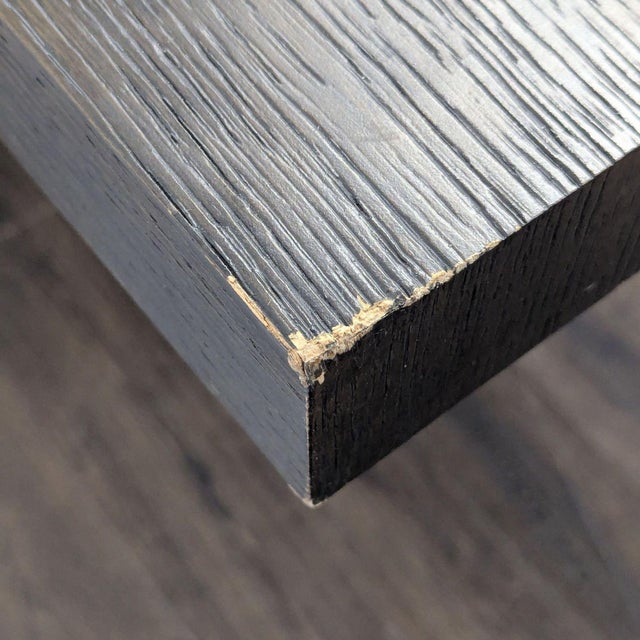 Wood Restoration Hardware Rectangular Wood Dining Table For Sale - Image 7 of 10