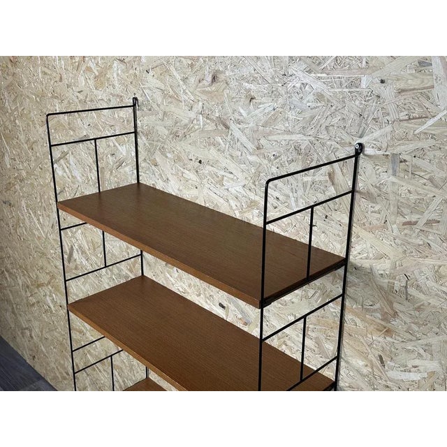 Danish String Style Wall Shelf in Teak from WHB, Germany, 1960s For Sale - Image 12 of 18