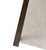 Linen Iron Frame Oak & Linen Arm Chair For Sale - Image 8 of 9