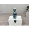 Antique Chinese Blue and White Vase with Figural Scene and Celadon-Toned Glaze For Sale - Image 15 of 18