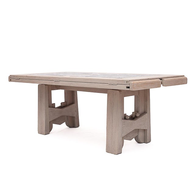 1950s Vintage Dining Table by Guillerme and Chambron, 1950s For Sale - Image 5 of 12