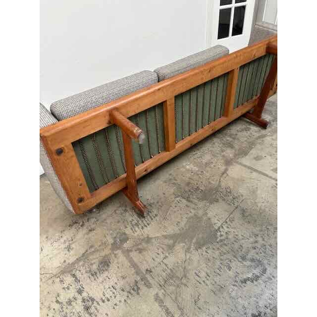 Hans Wegner 1960s Hans J Wegner 3 Seat Sofa Model Ge-236/3 For Sale - Image 4 of 7