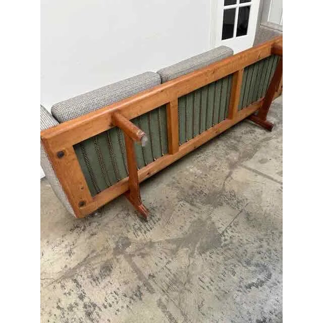 Hans Wegner 1960s Hans J Wegner for Getama 3 Seat Sofa Model Ge-236/3 For Sale - Image 4 of 7