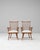 French 20th Century French Wooden Lounge Chairs With Upholstered Seats - A Pair For Sale - Image 3 of 18
