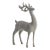 Flocked Standing Deer Figurine Statue, Taupe For Sale