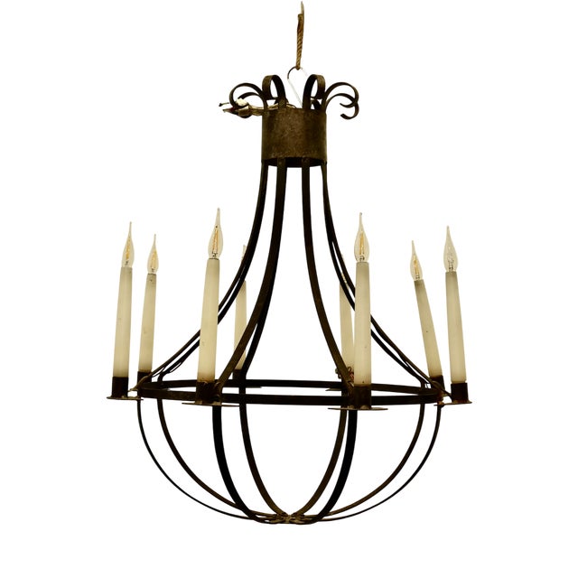 Large Blacksmith Ballon Light, 1970s For Sale