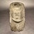 Black Vintage Hand Carved Wood Mexican Barbón Dance Mask For Sale - Image 8 of 8
